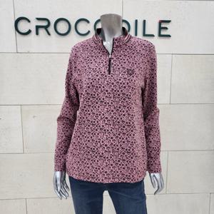 [크로커다일레이디]로고자가드 반집업 티셔츠 CLEWTS210-PI_BP