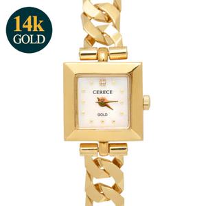 14K 무엘 여자 금시계