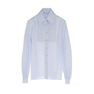 [엘러브] 샤넬 20C 코튼 블라우스 34 라이트블루 5ET1981