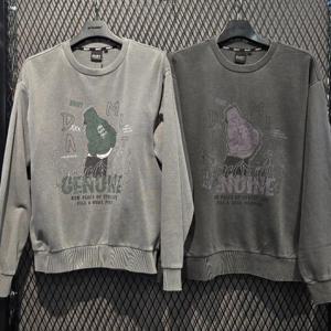 엠할리데이 HC03 피그먼트 인물 맨투맨 MP4TU861