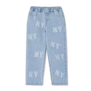 MLB키즈바지 NQK 7ADPM0241-50BLL 모노그램 전판데님 팬츠