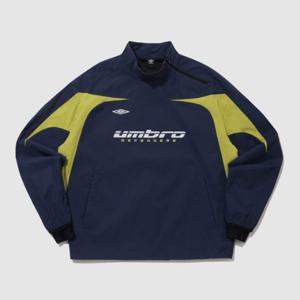 M 엄브로자켓 LQC UP421SWTO2-NVY WARM+ 브러쉬드 메쉬 풋볼 하이넥 피스테 / NAVY