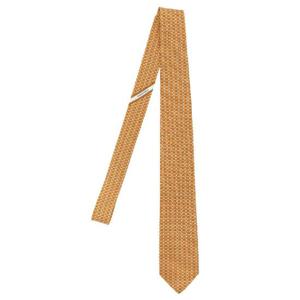 FERRAGAMO Gancini print tie 788908FARANCIO