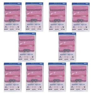 송월 빅 다이아몬드 때밀이 프로 분홍 (50/80) 10매