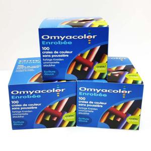 오미야 탄산 분필(하양색/1갑100개)