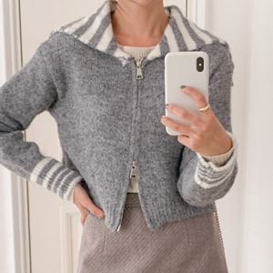 나야홍 / 빅사이즈 511 빅라인카라투웨이집업 DTCV659