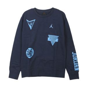 나이키키즈긴팔티 NQK N244SW344P-NA 조던 샤인크루 맨투맨