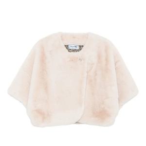 블루걸 퍼 엣지 버튼 클로저 케이프 PF5006T0300 14300