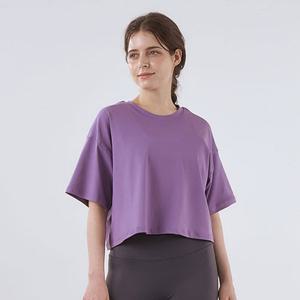 스피카 요가복 크롭 루즈 반팔티 SPATS24001