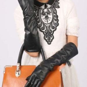 롱가죽장갑 롱 컬러