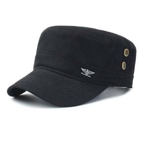 4컬러 기본 스타일 이글 장식 구멍 군모 모자