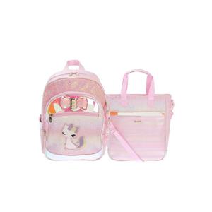 [프렌치캣(정상)]L/PK 리본 고양이 책가방보조가방셋트(Q51DG2111,2121)