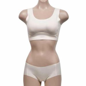 무봉제 스포츠 브라팬티세트 심리스팬티 노와이어속옷