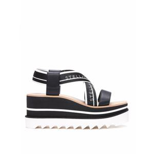 [라스트원] 라프리마 스텔라 맥카트니 여성 샌들 엘리제 스트라이프 플랫폼 810162E000151065 블랙