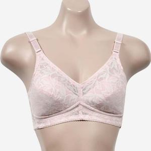 망사 패턴 인견 풀컵 노몰드 노와이어 통기성 브라