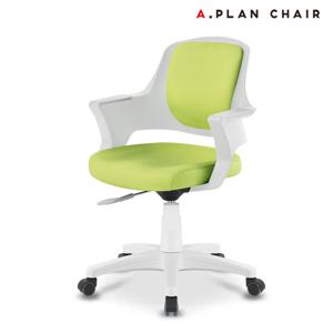 [에이플랜체어]D3 화이트 가죽의자(DW380)