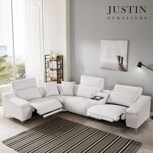 [저스틴퍼니처]가브 이태리 이지클린 홈바 전동 리클라이너 5인 소파