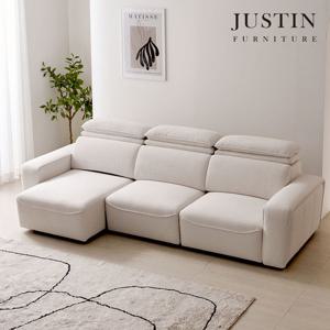 [저스틴퍼니처]더블링 이지클린 모션 슬라이드 전동 리클라이너 4인 소파