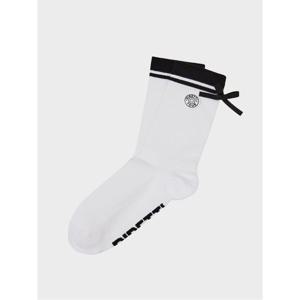 [피레티] 여성 리본장식 컬러 파일 양말_TWU25S01W2