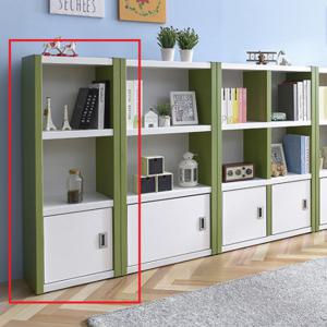 JS가구 벨로 400 3단 틈새 도어 책장