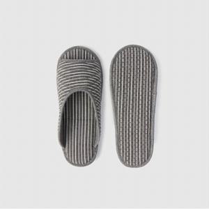 [JAJU/자주] 퀼팅 심플 라인 워셔블 거실화(남성)_다크그레이