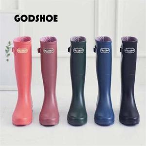 [갓슈]갓슈 벨트 롱 레인부츠 여성장화 고급장화 롱장화 (217130