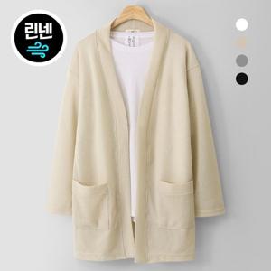 [엠엔씨][MNC] 포켓 린넨 오픈가디건 (MDCD612AD)