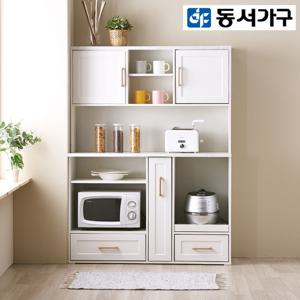동서가구 셀룬 1200 상부장+1200 렌지대 (마블 상판) DF917943