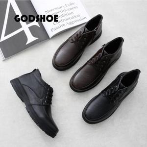 갓슈 산투쓰 소가죽 방한부츠 털부츠 남성방한화 가죽부츠