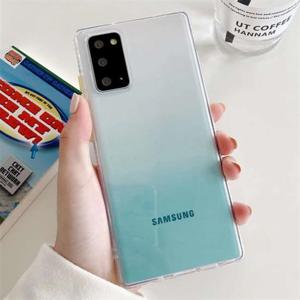 실리콘 갤럭시S21울트라 파스텔톤 그라데이션 핸드폰 케이스