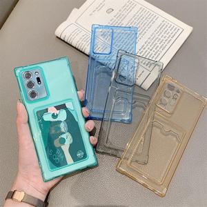 갤럭시S21/SM-G991 카드포켓 클리어 케이스