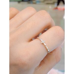 미니골드 14K 하프 T 미스링 RCOM4081