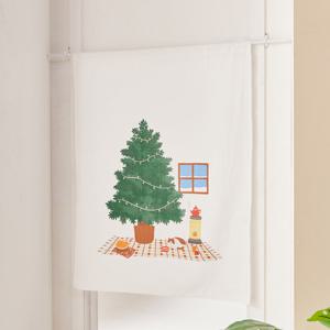 [모던하우스] ON L 따뜻한 우리집 크리스마스 패널커튼 90X120
