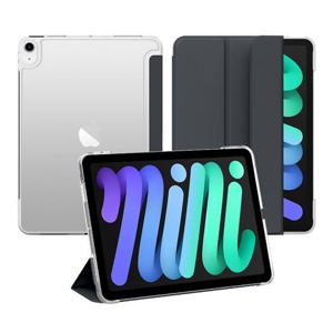 퓨어슬림 아이패드 미니7 미니6 투명 케이스 스마트 북커버 차콜그레이