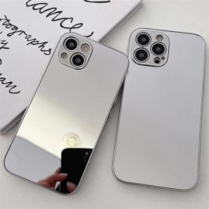 아이폰13 13미니 13프로 13프로맥스 심플 하드 미러핸드폰케이스