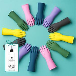 가성비가 브랜드다 컬러풀 국내산 고무장갑 6개 (컬러혼합 M/L) 24종 택1 +곰팡이젤 증정