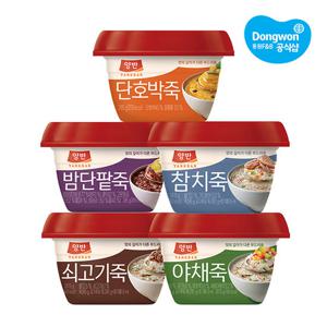 [동원] 양반 죽 285g x10개 호박/밤단팥/야채/참치/쇠고기