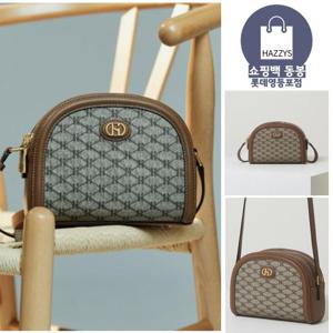 [헤지스/쇼핑백]카키 패턴크로스백HIBA3E080K2