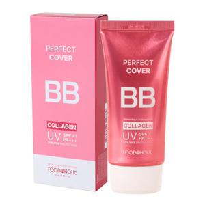 푸드어홀릭 퍼펙트 커버 콜라겐 비비크림 50ml SPF41 /자외선차단 톤업 결광 BB
