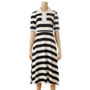 [포커스]레이스카라 스트라이프 원피스_FM3D7OP0346