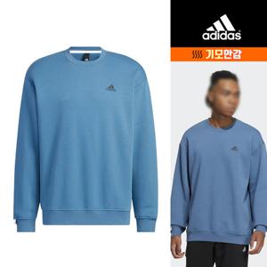 아디다스 라벨 스웨트 긴팔 셔츠(IB2773) 기모 티셔츠