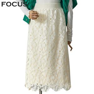 [포커스]러블리 레이스 니트 스커트 (FS4A7SK0007)