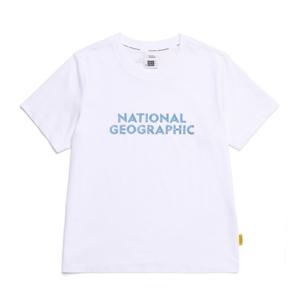 내셔널지오그래픽 N255UTS920 네오디 빅로고 반팔 티셔츠 WHITE