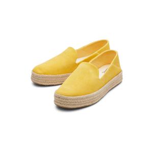 탐스 24SS 클리어런스소량재고캐롤리나 노랑 여성 에스파드류 TOSO4E020Y2