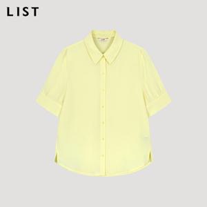 [리스트] 베이직 하프 슬리브 셔츠_TWWSTO62510_LY