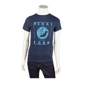 [카이아크만] 박스 오각형 프린트 티셔츠(KPBTS026U0_NV)