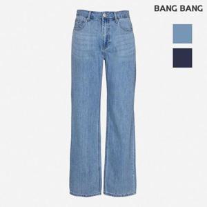 뱅뱅 동백01 포켓 와펜 루즈핏 데님팬츠 NQK166