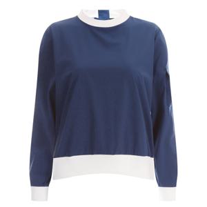 샵앤) 여성 라운드 골프 무지 배색 긴팔 티 LB-WSH-416-네이비