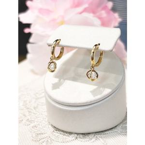 미니골드 14K 센서블 원터치 귀걸이 ECOS4103