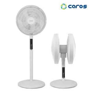 캐로스 16인치 5엽 더블헤드 360도 스탠드 선풍기 CAF-TWB16